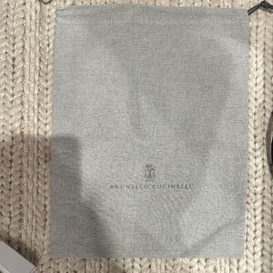 Brunello Cucinelli Light Gray Men's Bag